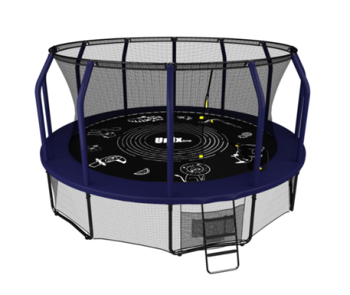 Батут UNIX line SUPREME GAME 12 ft (blue) Батут UNIX line SUPREME GAME 12 ft (blue)