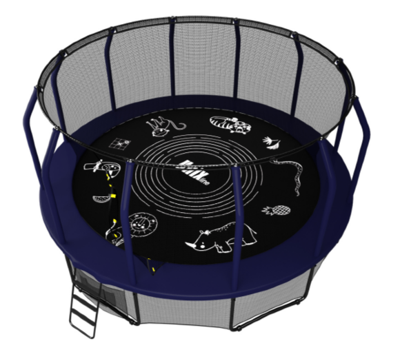 Батут UNIX line SUPREME GAME 12 ft (blue) Батут UNIX line SUPREME GAME 12 ft (blue)