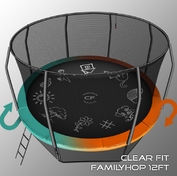 Батут Clear Fit FamilyHop 12Ft Батут Clear Fit FamilyHop 12Ft