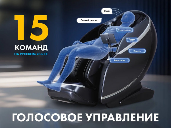 Массажное кресло Fujimo GURU2 F800 Коричневый Массажное кресло Fujimo GURU2 F800 Коричневый